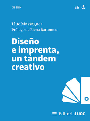 cover image of Diseño e imprenta, un tándem creativo